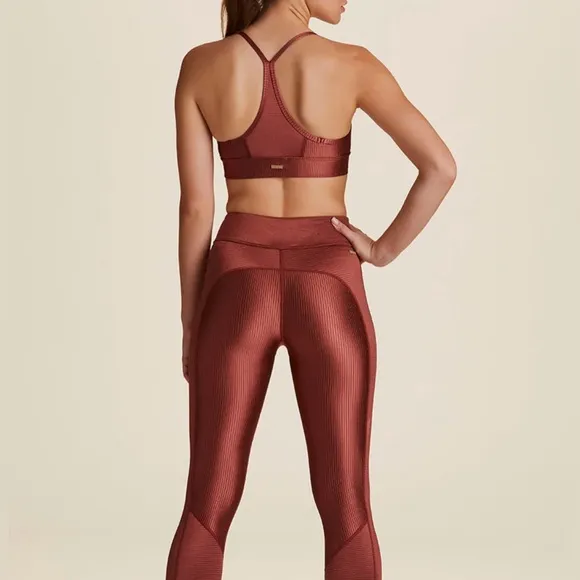 NWT Alala Raya Ribbed Sports Bra