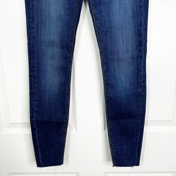 NWT Black Orchid Women’s Noah Ankle Fray Skinny Jeans in Whip It Size 26