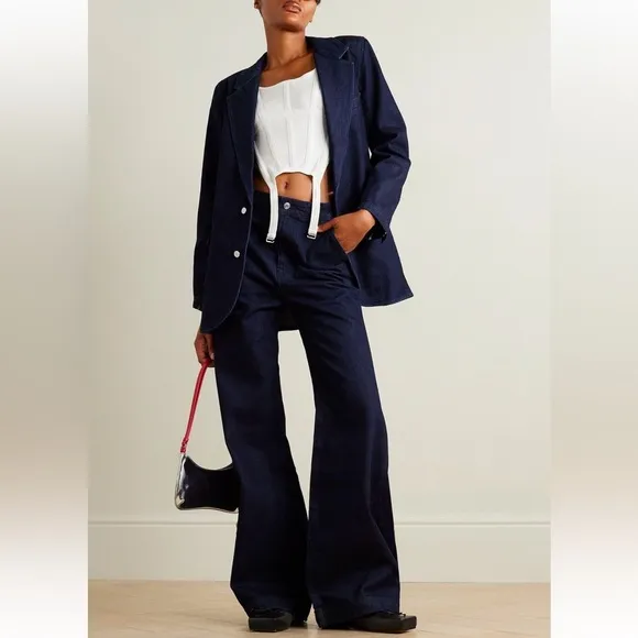 NWT GRLFRND x REVOLVE Oversized Denim Blazer