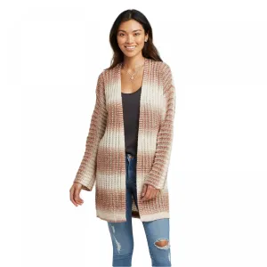NWT Knox Rose Women's Striped Long Sleeve Cardigan. JRS40816P8 Small
