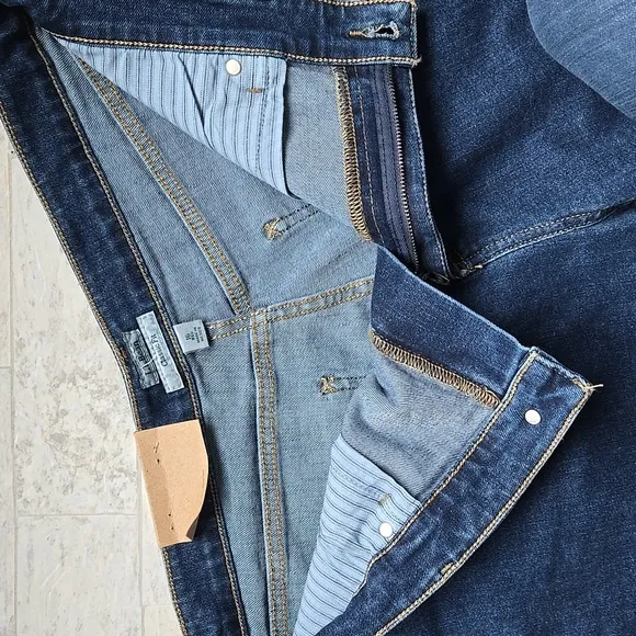 NWT L.L. Bean Boyfriend SIZE 16 High Rise Blue Women's Jeans