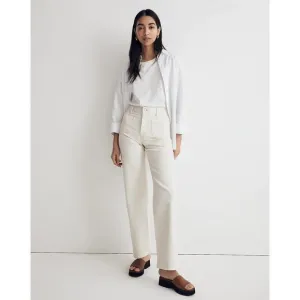 NWT Madewell The Perfect Vintage Wide-Leg Jean In Vintage Canvas Size 33