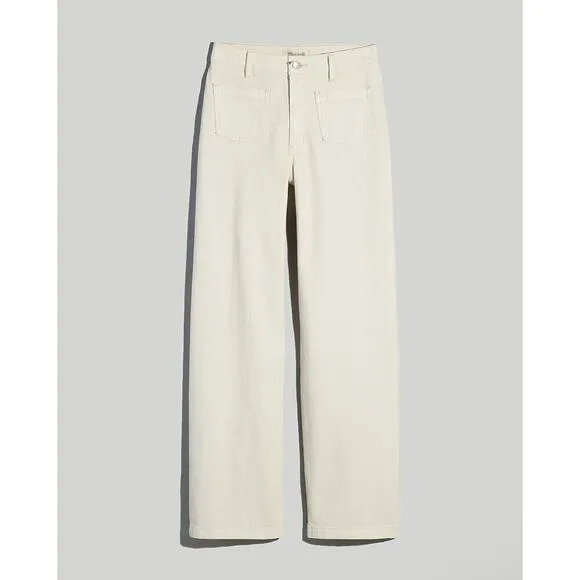 NWT Madewell The Perfect Vintage Wide-Leg Jean In Vintage Canvas Size 33