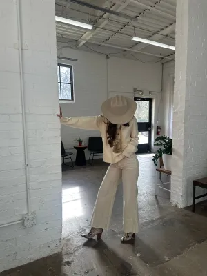 Oatmeal Corduroy Jeans
