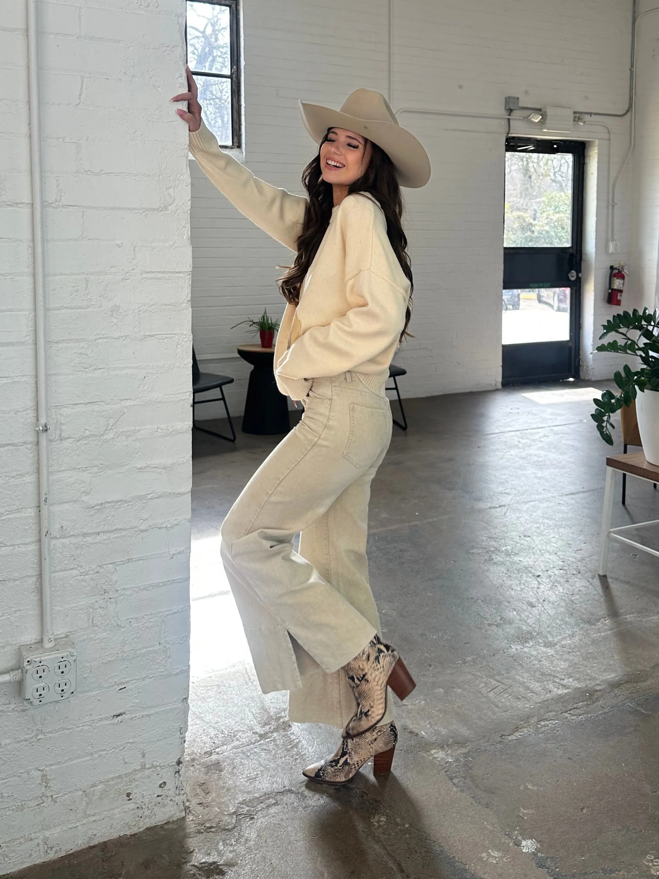 Oatmeal Corduroy Jeans
