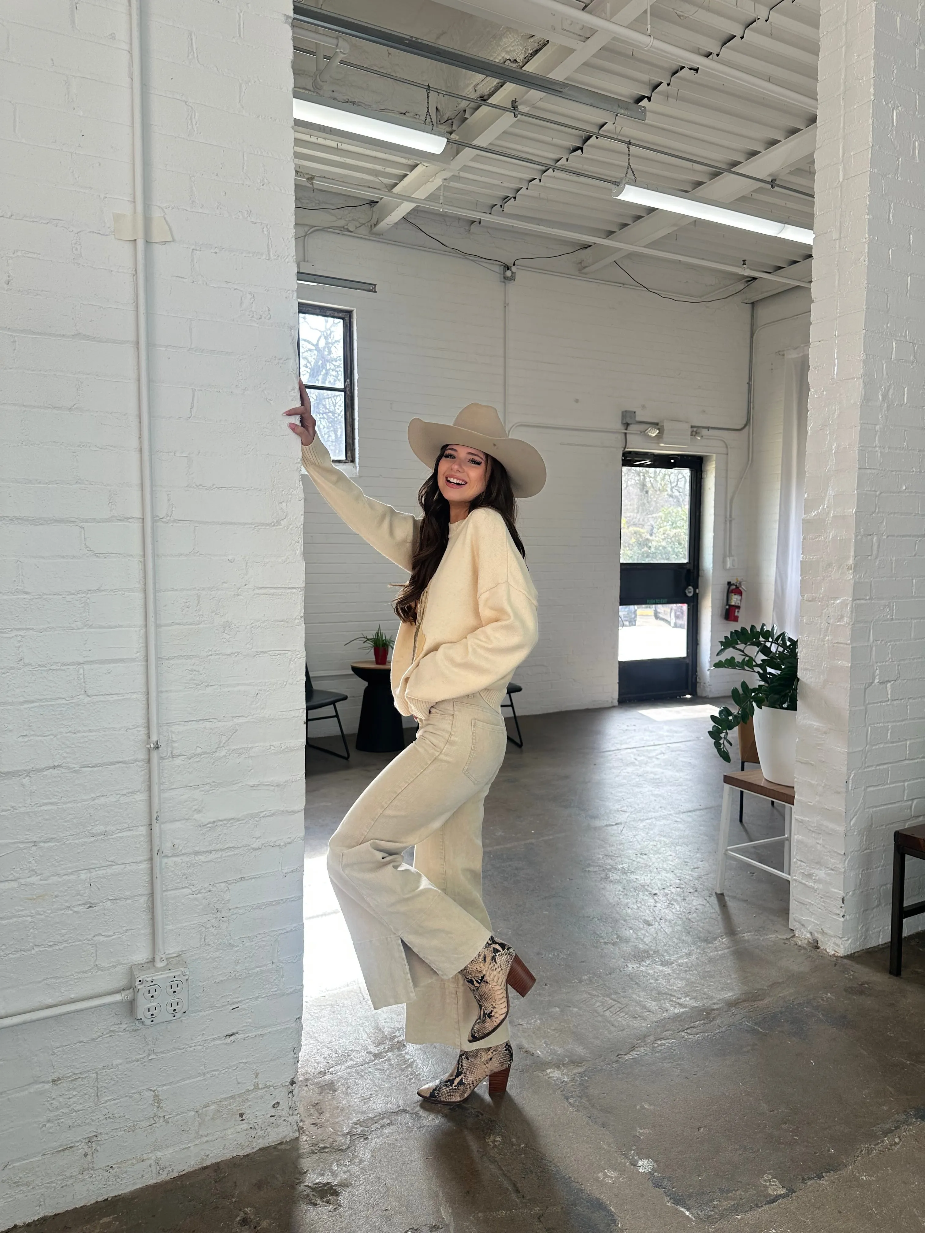 Oatmeal Corduroy Jeans