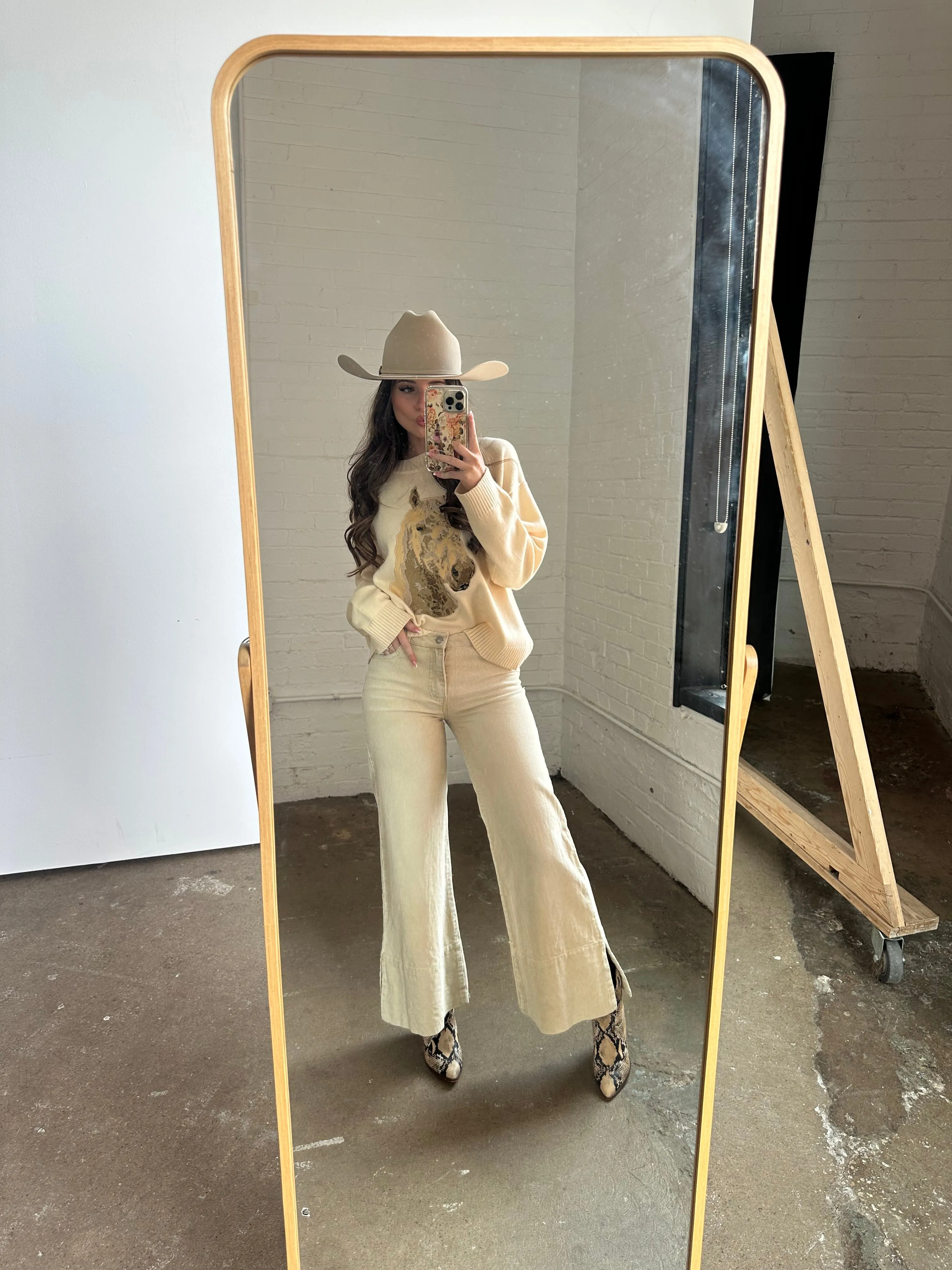 Oatmeal Corduroy Jeans