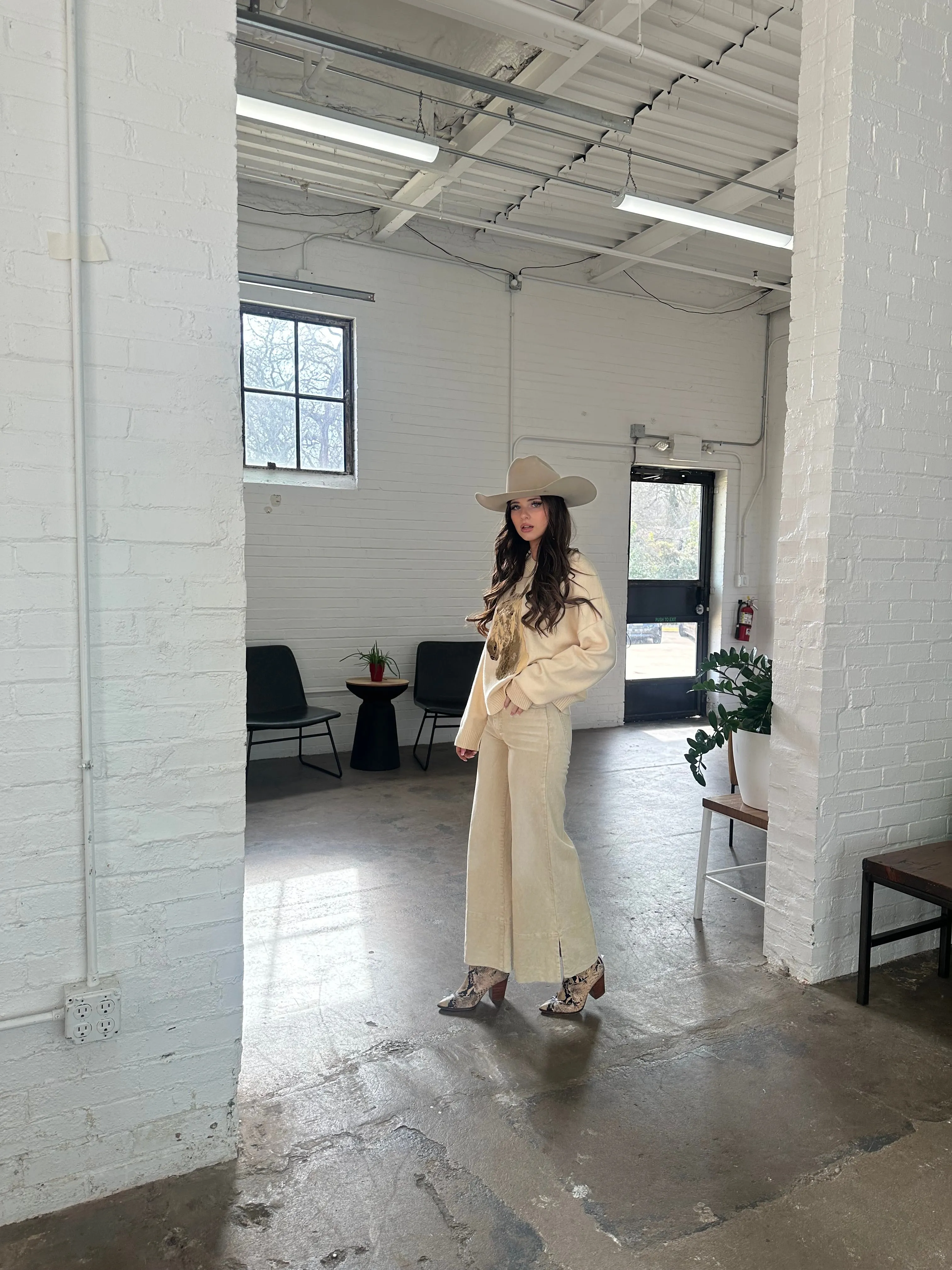 Oatmeal Corduroy Jeans