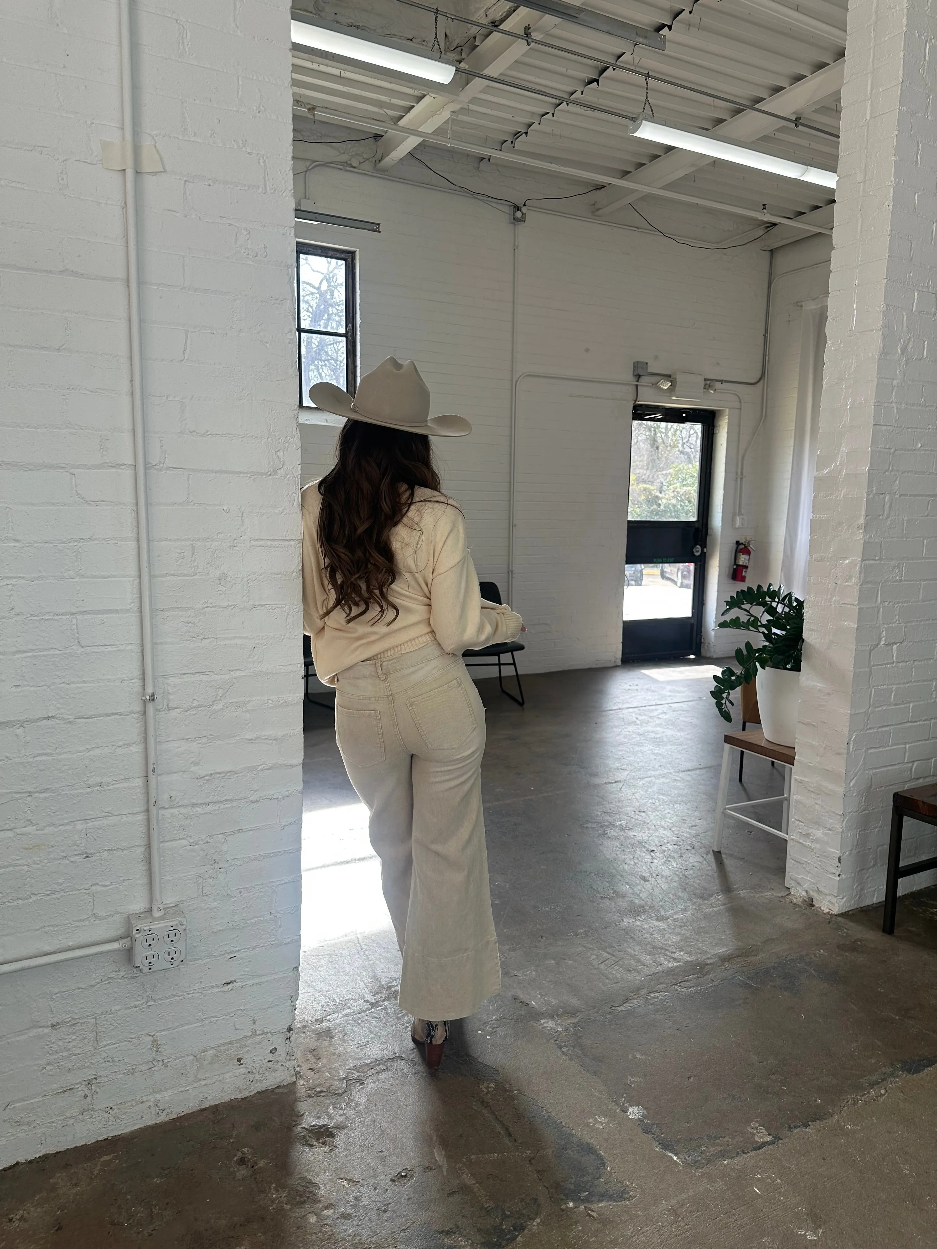Oatmeal Corduroy Jeans