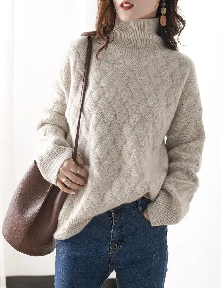 Obsidian Phoenix Women's Oversized Cashmere Sweater