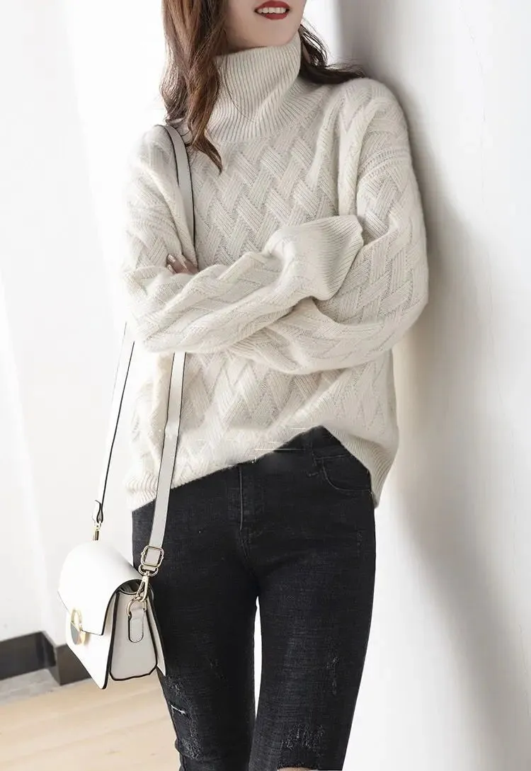 Obsidian Phoenix Women's Oversized Cashmere Sweater