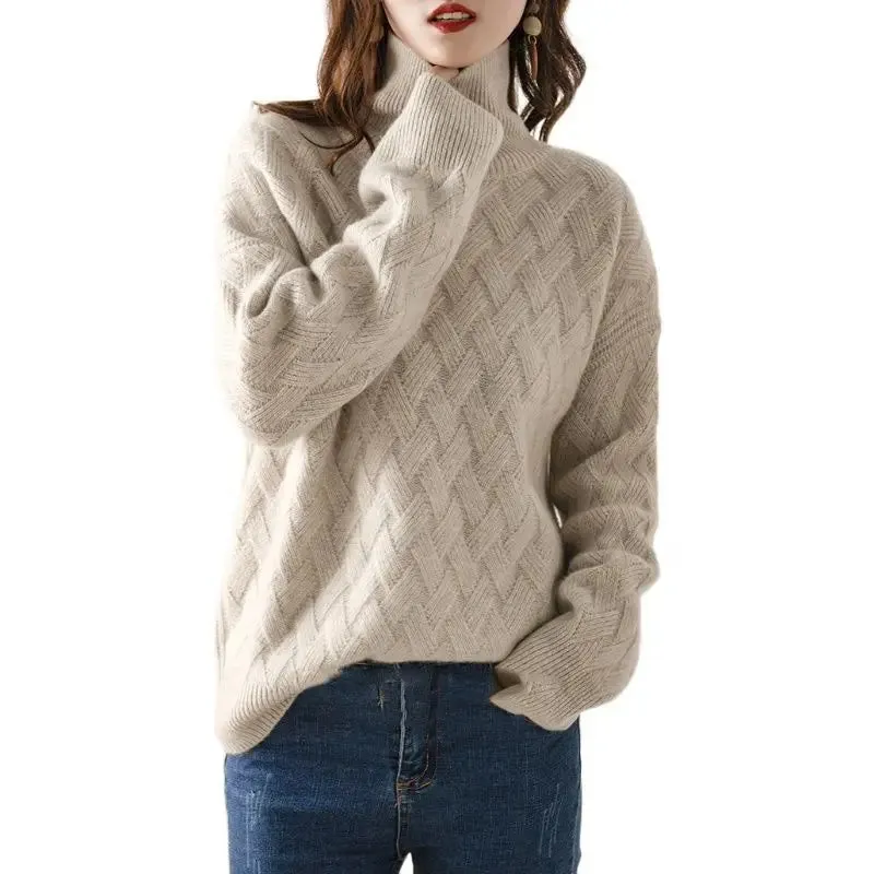 Obsidian Phoenix Women's Oversized Cashmere Sweater