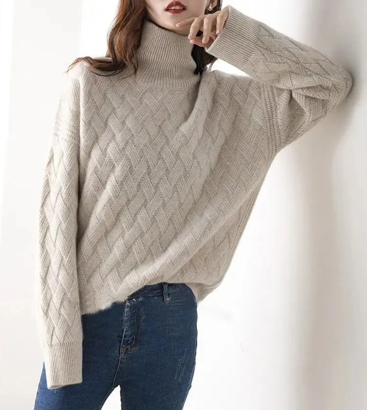 Obsidian Phoenix Women's Oversized Cashmere Sweater