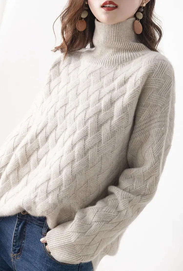 Obsidian Phoenix Women's Oversized Cashmere Sweater