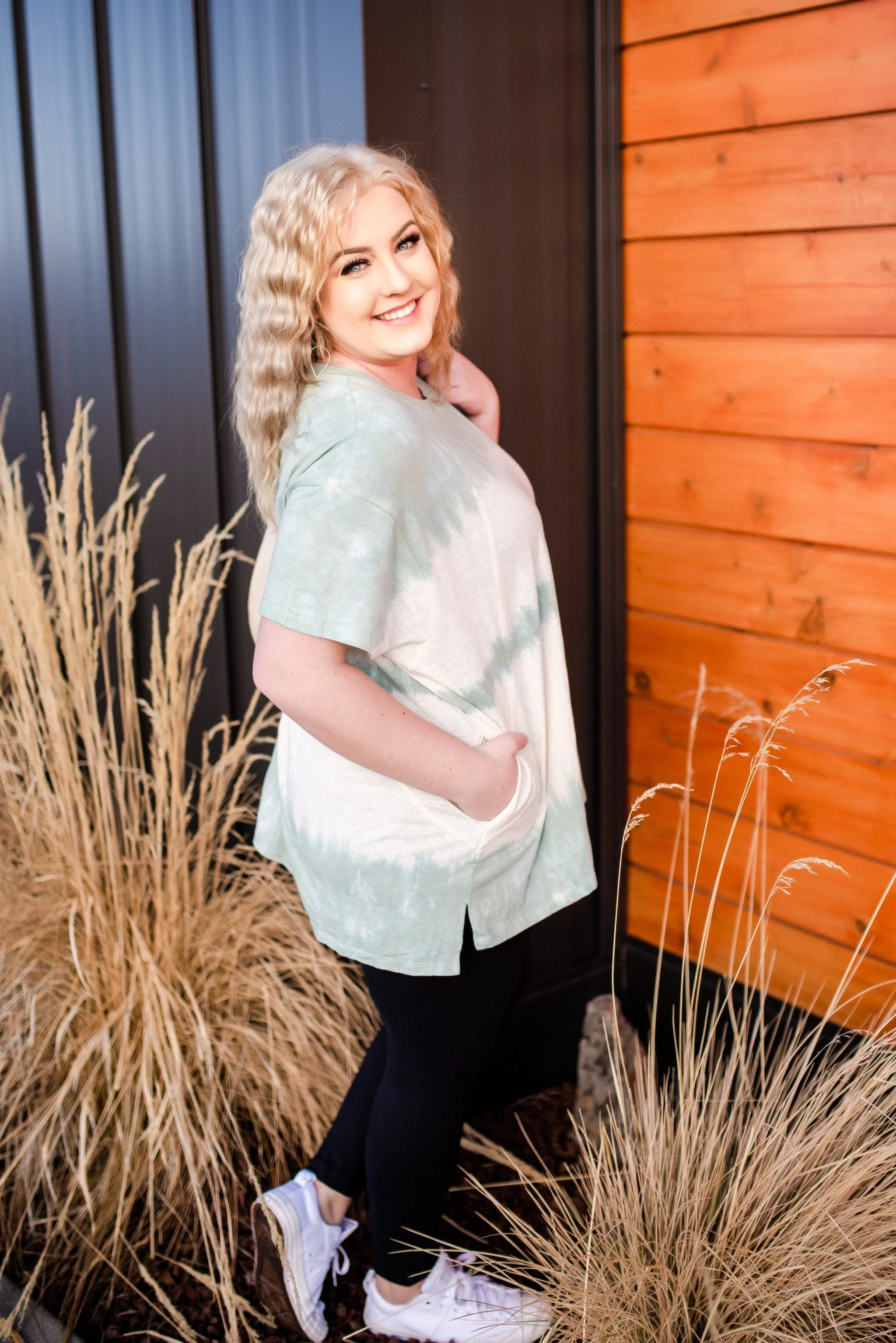 Ocean Tide Tie Dye Tunic Top