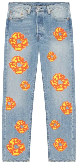 Offset Tears Levi's The Cotton Wreath Jean Light Wash