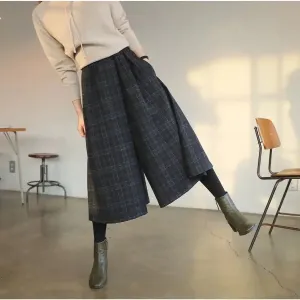 Olivia | Culotte Pants | Timeless Elegance | Woven Blend