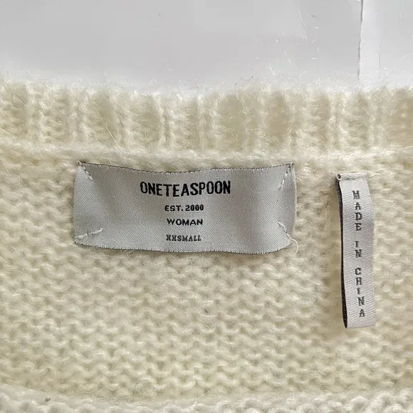One Teaspoon Heather Stripe Oversize Sweater Women Size S/M