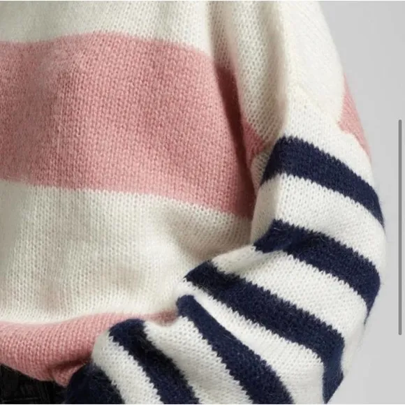 One Teaspoon Heather Stripe Oversize Sweater Women Size S/M