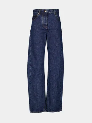 Oversized Blue Jeans