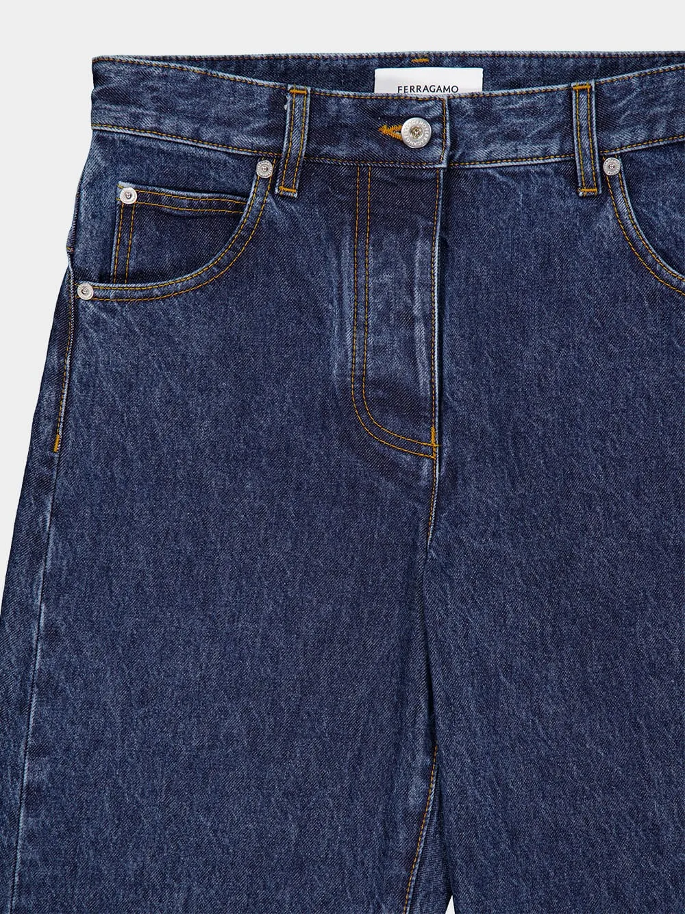 Oversized Blue Jeans
