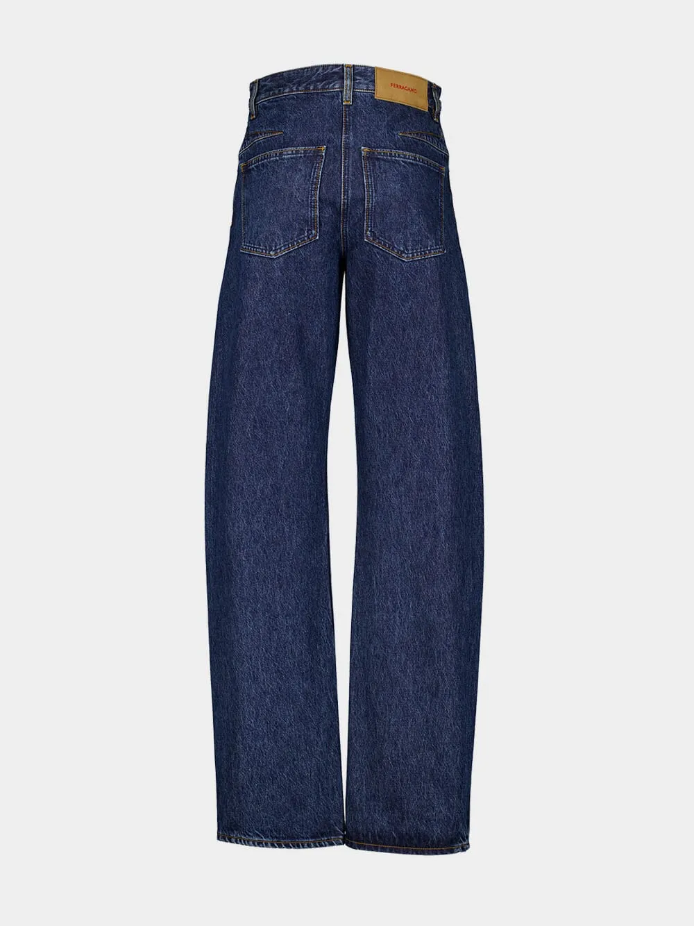 Oversized Blue Jeans