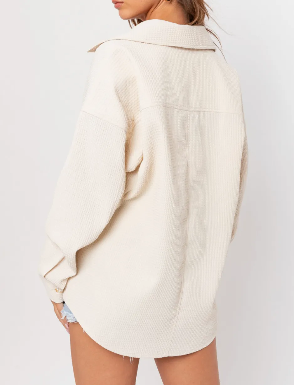 Oversized Button Up Shacket