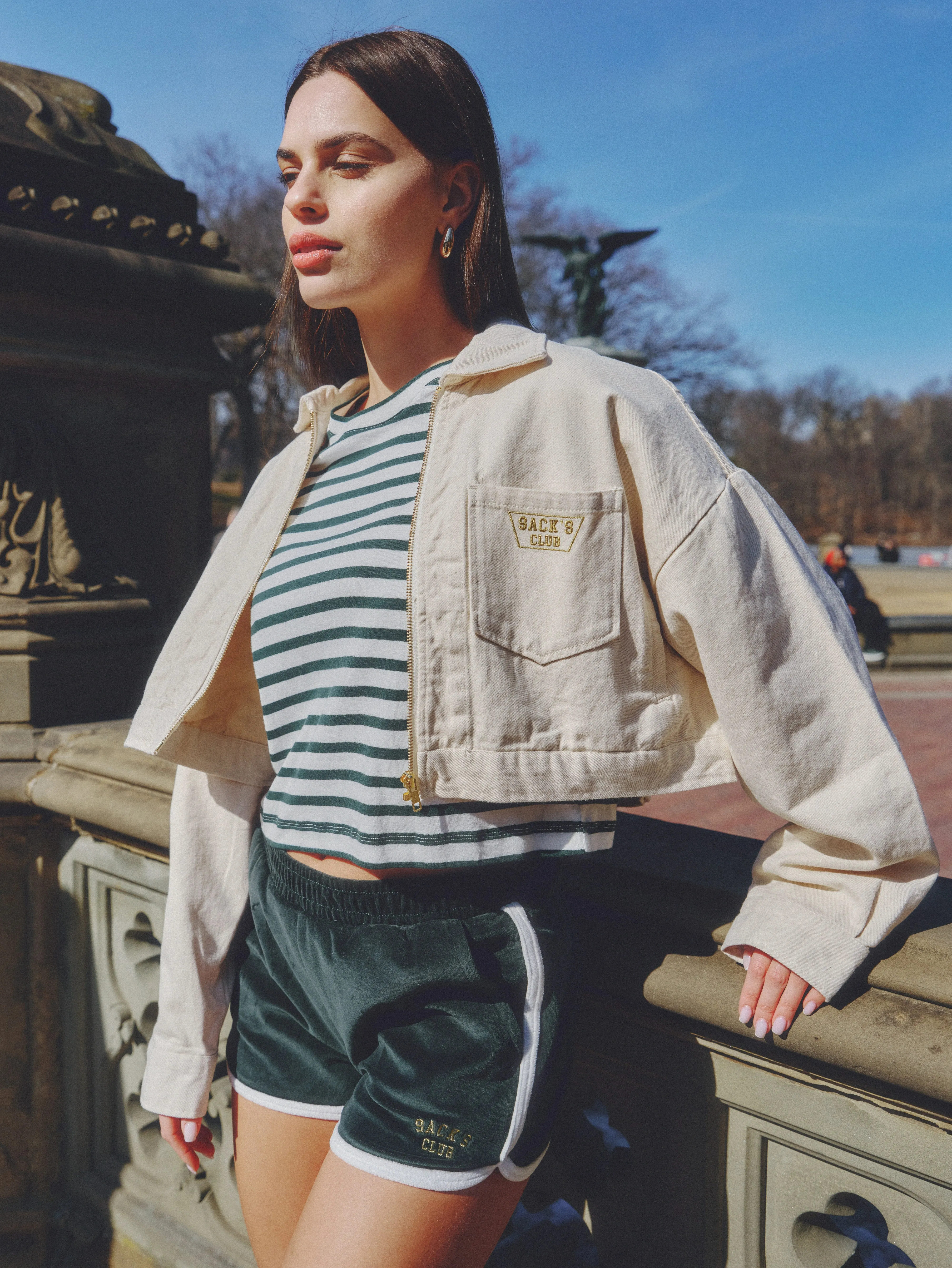Oversized striped Nicky shirt
