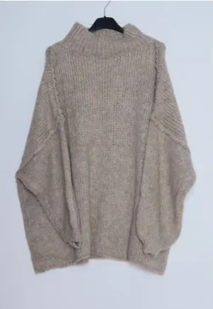 Oversized Taupe Sweater