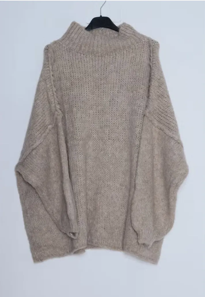 Oversized Taupe Sweater