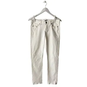 Paige White Skyline Ankle Peg Jeans Size 28