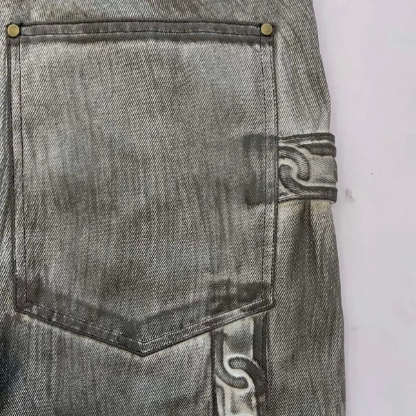 Painted Chain Jeans