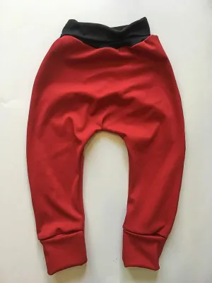Pantalon évolutif Jeans twill rouge