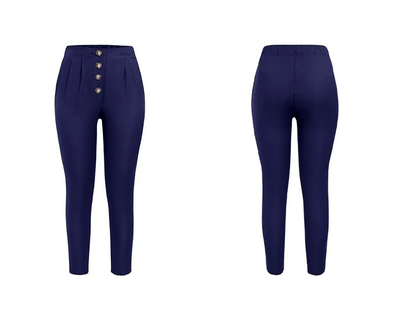 Peggy - High-waisted casual pants