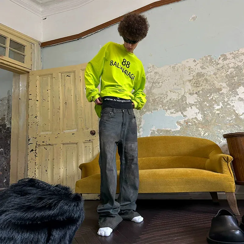 Pharaoh Washed Distressed Jeans
