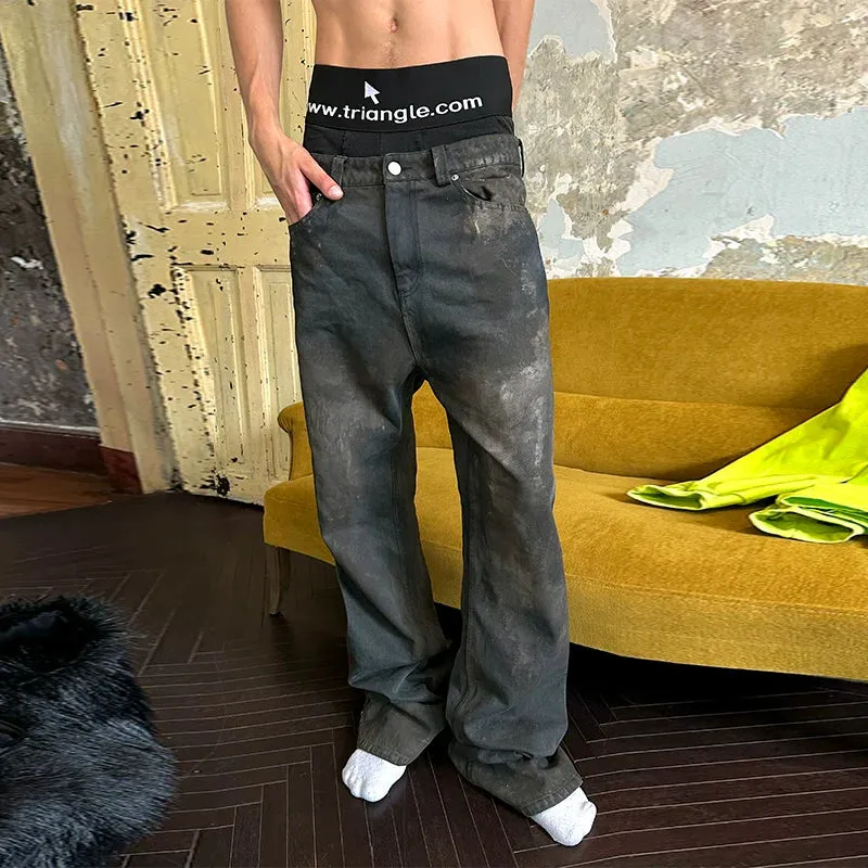Pharaoh Washed Distressed Jeans