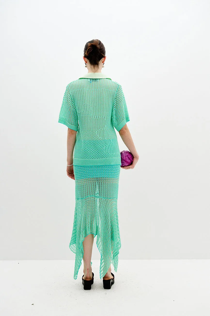 PICEA CROCHET MIDI SKIRT