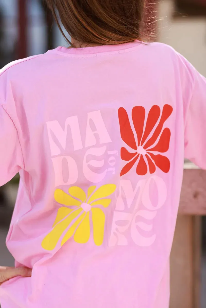 Pink Hibiscus Surf Style Tee