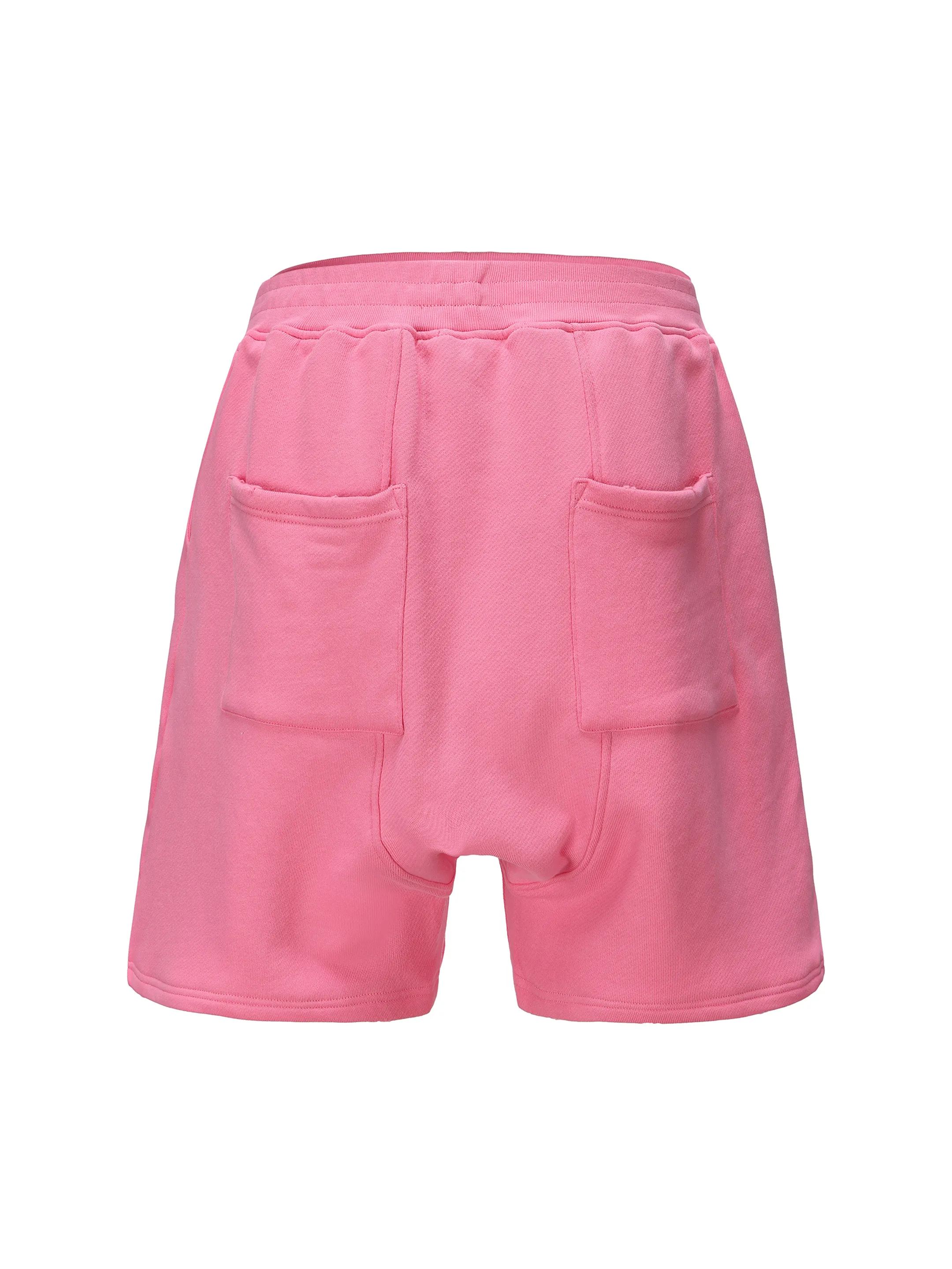 Pink Love Arrow Black Logo Foil Print Shorts