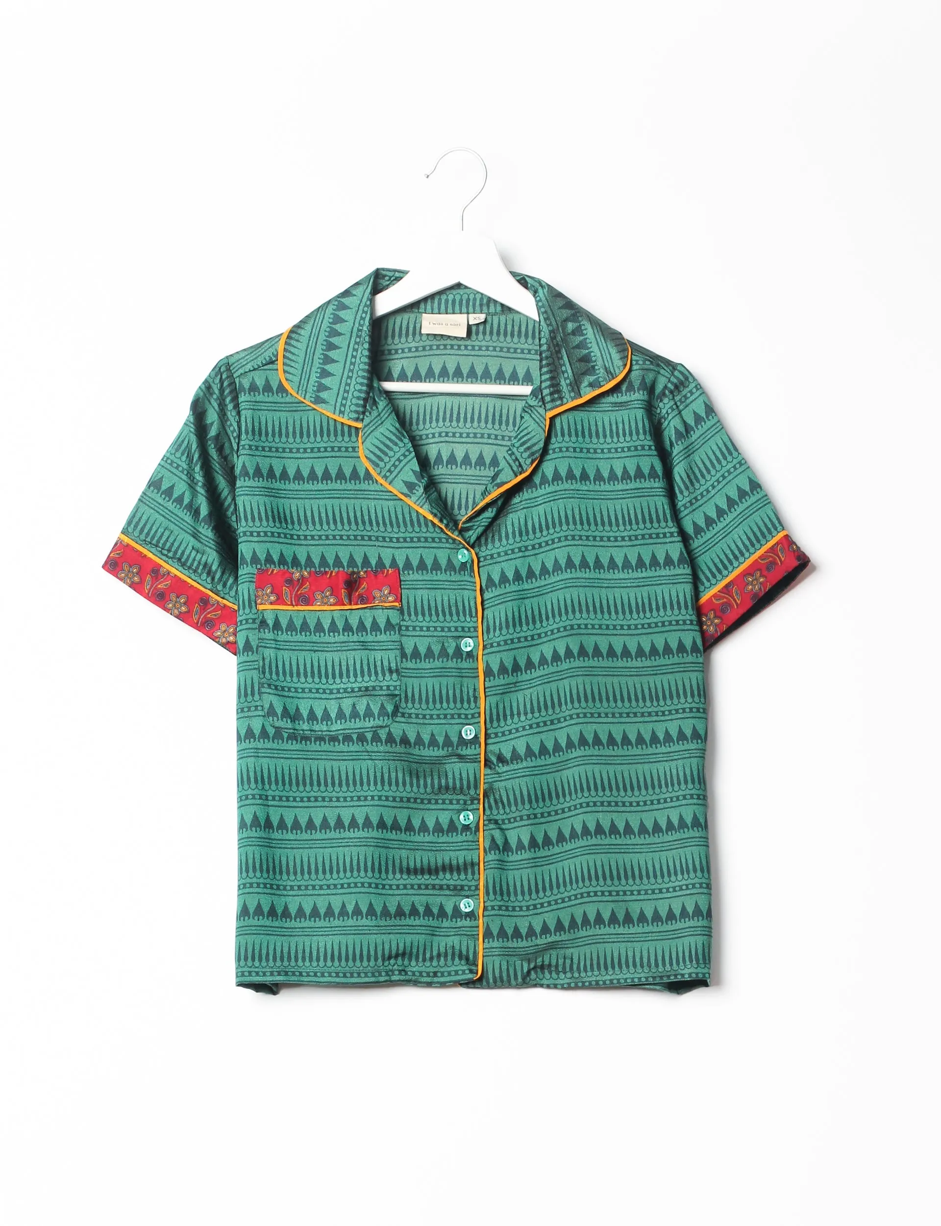PJ SET SHORT WITH SHORT SLEEVES