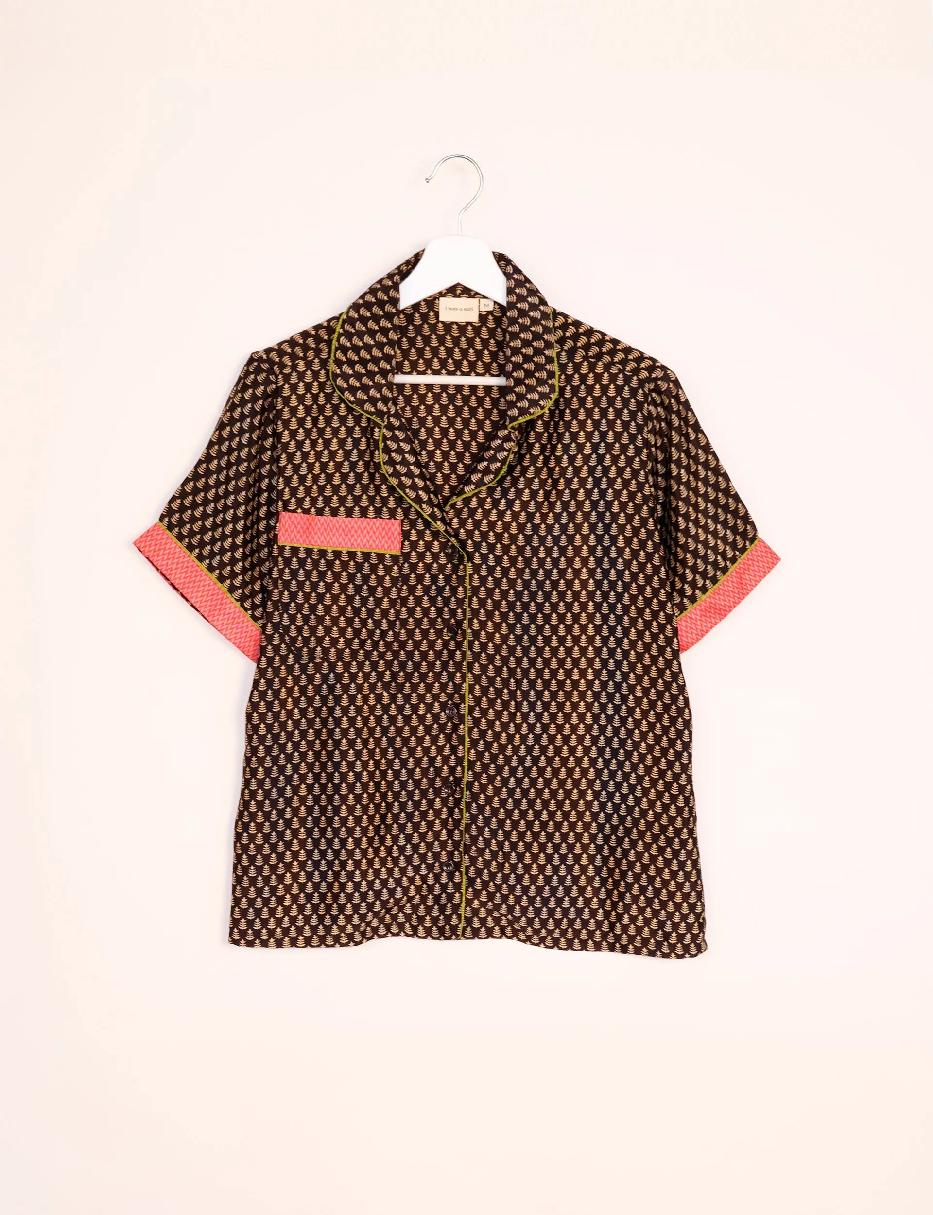 PJ SET SHORT WITH SHORT SLEEVES