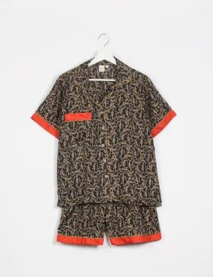 PJ SET SHORT WITH SHORT SLEEVES