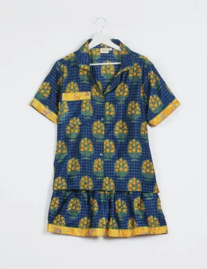 PJ SET SHORT WITH SHORT SLEEVES