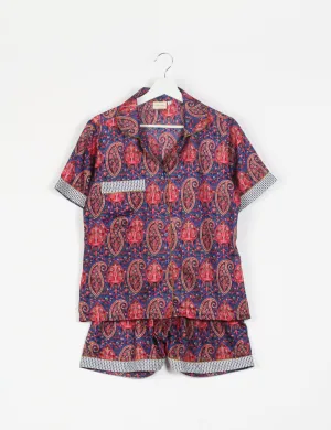 PJ SET SHORT WITH SHORT SLEEVES