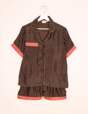 PJ SET SHORT WITH SHORT SLEEVES
