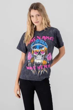 Playera oversized Gun's acid