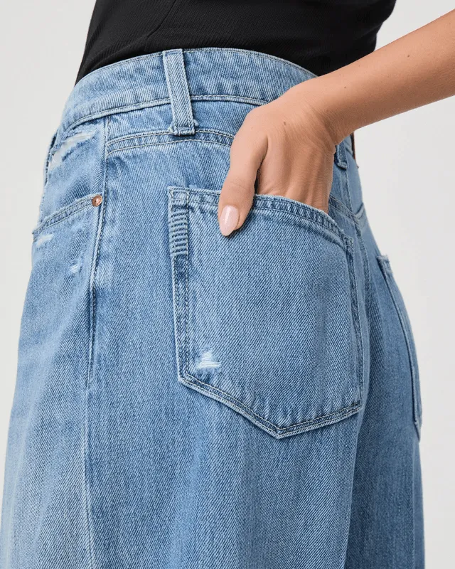 Portia Wide Leg Jean in Rumors
