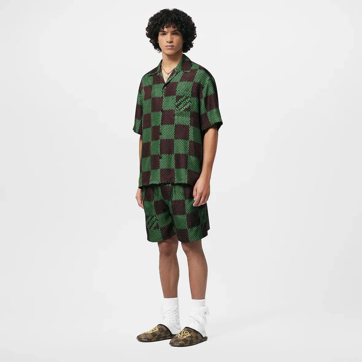 Premium Open Collar Short-Sleeved Co-Ordinator