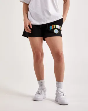 Pro Standard Detroit Pistons Washed Neon Fleece Shorts