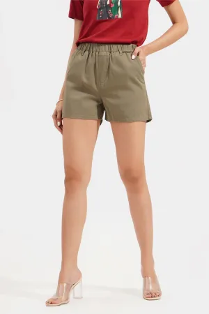 Pull Up Cozy Shorts